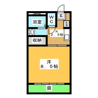 ハイツセレベス【1階】の間取り