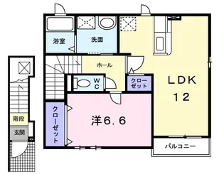 pulito 小池【2階】の間取り