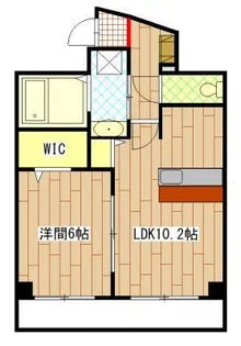 ベルパッソ三篠II【3階】の間取り