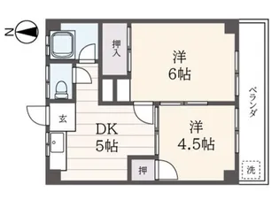 トキワダイマンション【3階】の間取り