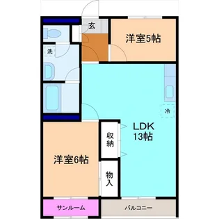 コモドプリモ【3階】の間取り