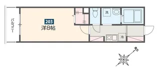 MELDIA鷲宮【2階】の間取り
