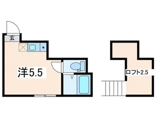 ロミー・シュナイダー【2階】の間取り