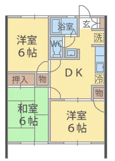 ヴェールサイド寿【1階】の間取り