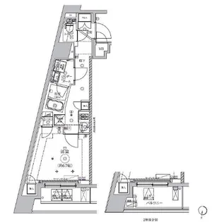 RELUXIA TERRACE 横濱吉野町【7階】の間取り