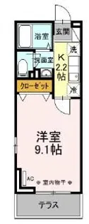 レジデンス甲州街道 I【1階】の間取り