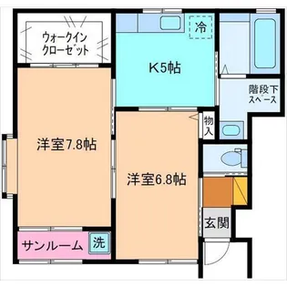 アシーラ水辺【1階】の間取り