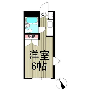 ホワイトパレス【1階】の間取り