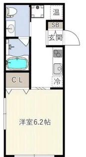 ハーモニーフラッツ不動前【4階】の間取り