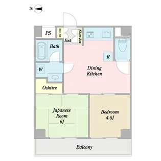 ウインベル平野(単身者限定)【3階】の間取り