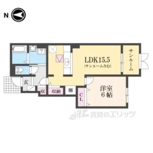 フォレストパーク・七番館【1階】の間取り