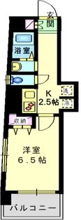 朝日マンション【4階】の間取り