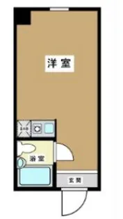 ダイヤモンドビル北千住【4階】の間取り