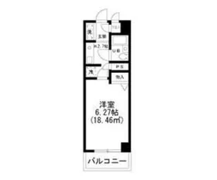 J-フラッツ錦糸町【7階】の間取り