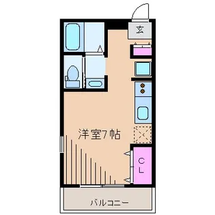 ベルフォーレ菊名【3階】の間取り