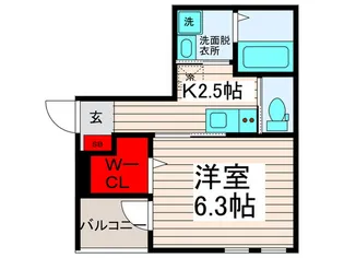 アダージオ【1階】の間取り