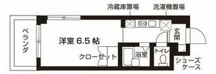 プエルト船橋【3階】の間取り