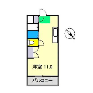 レジデンス優美15 II【2階】の間取り
