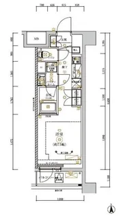 RELUXIA CITY 北新宿【6階】の間取り