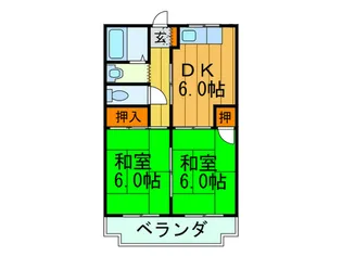 シャルマン四條畷【3階】の間取り