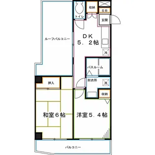 ロイヤルガーデン国分寺【4階】の間取り