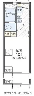 レオパレスTAMA II【1階】の間取り