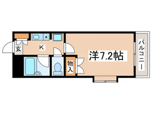パルコ-ト仲板【4階】の間取り