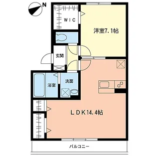 リヴィエール本町II【3階】の間取り