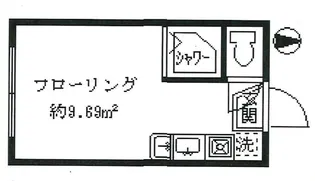 シエスタ永和I【1階】の間取り
