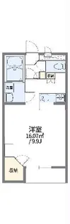 レオパレスリオグランデ【1階】の間取り