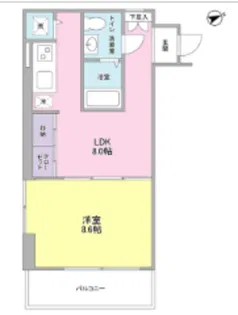 ブリックプレイス【3階】の間取り