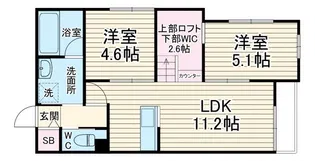 Luna rossa渋谷【3階】の間取り