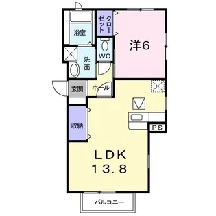 ルミナス鎌倉【1階】の間取り