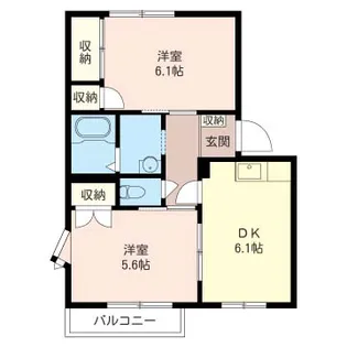 スイートピア蓮沼B【2階】の間取り