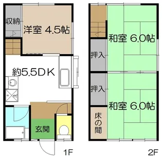 仲田ハイツの間取り