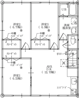 ファミリータウンB【2階】の間取り