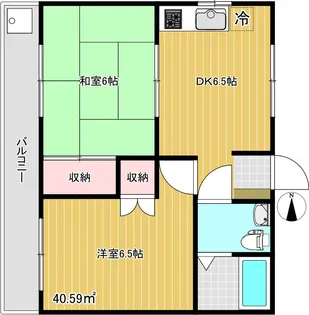 三鷹サニーマンション【3階】の間取り