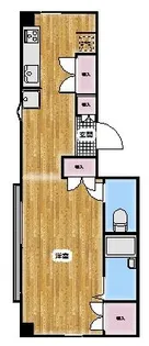 神奈川県横浜市中区末吉町3【マンション】の間取り