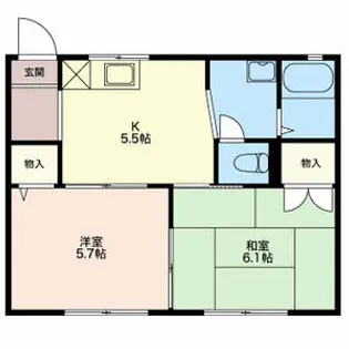 シルフィード【1階】の間取り