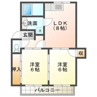 レジデンスK【1階】の間取り