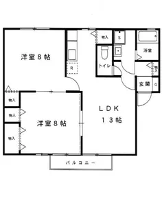 リベルテ【2階】の間取り
