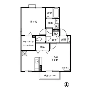 リビングタウン平柳 C棟【2階】の間取り