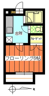 1Kの間取り画像
