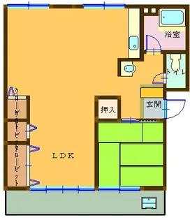 ワイズタウン 1棟【1階】の間取り