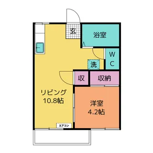 フォーブルY-1【1階】の間取り