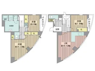 INFINITY【13階】の間取り
