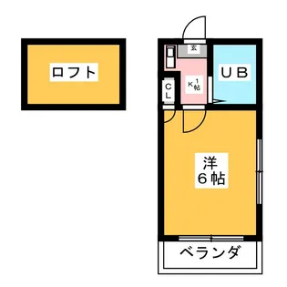パレス海老山【1階】の間取り