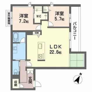 Bloom志手【3階】の間取り