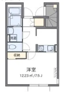 東京都府中市美好町2【アパート】の間取り