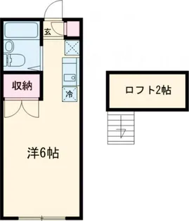 コーポ里美III【1階】の間取り